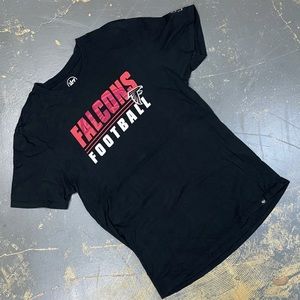 Atlanta Falcons Retro Logo Shirt Large Red Black NFL Football 47’ Brand